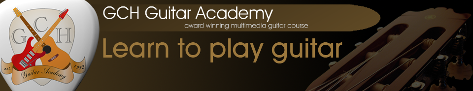 GCH Guitar Academy guitar courses, select right handed or left handed guitar lessons